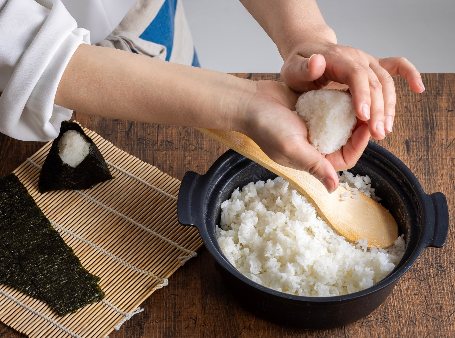 「土鍋ごはんをもっと美味しく！」<br>おひつ＆塩麹おにぎりで<br>賢いご飯ライフ