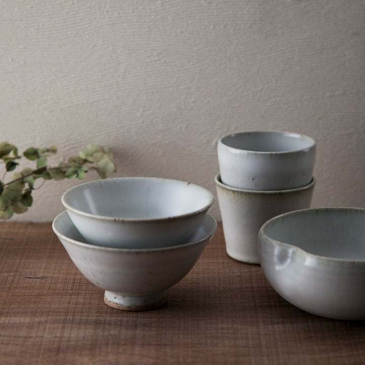 Hirashimizu ware rice bowl