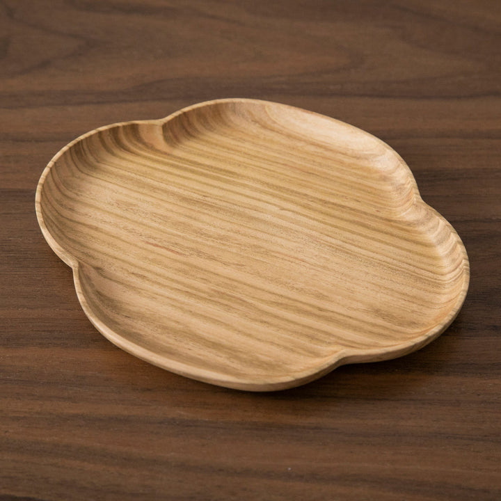 Yosawa Wood Craft Small Plate Mokko Large 