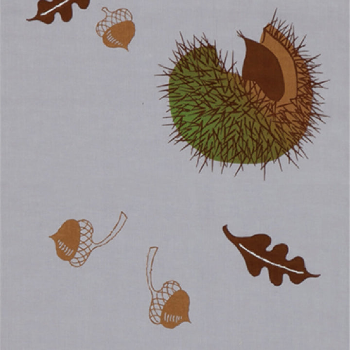 Tenugui chestnuts and acorns