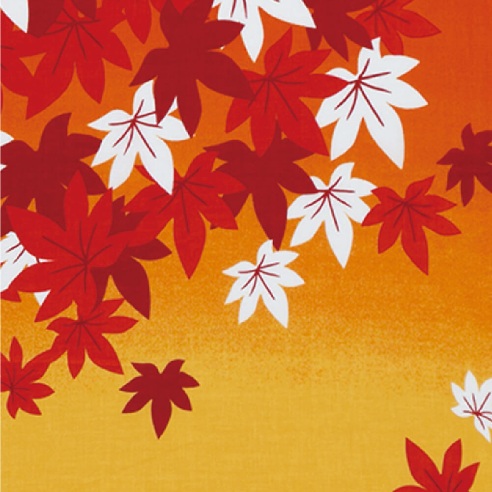 Japanese towel Autumn leaves
