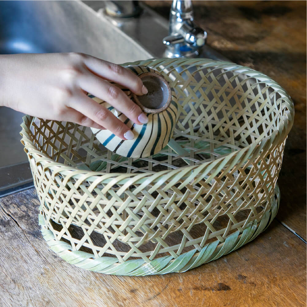 Bamboo Basket Workshop Gomakochi Rice Bowl Basket (Small)