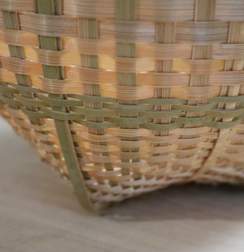 竹の感触で楽しくお米とぎ】竹籠工房 ゴマコチ 米とぎざる ｜のレン