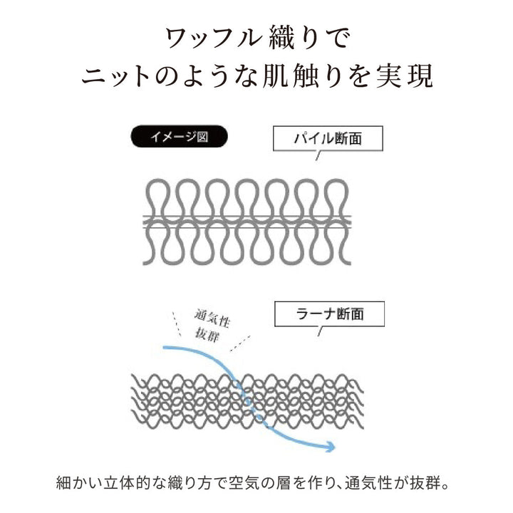 ラーナ ループ付タオル ２色