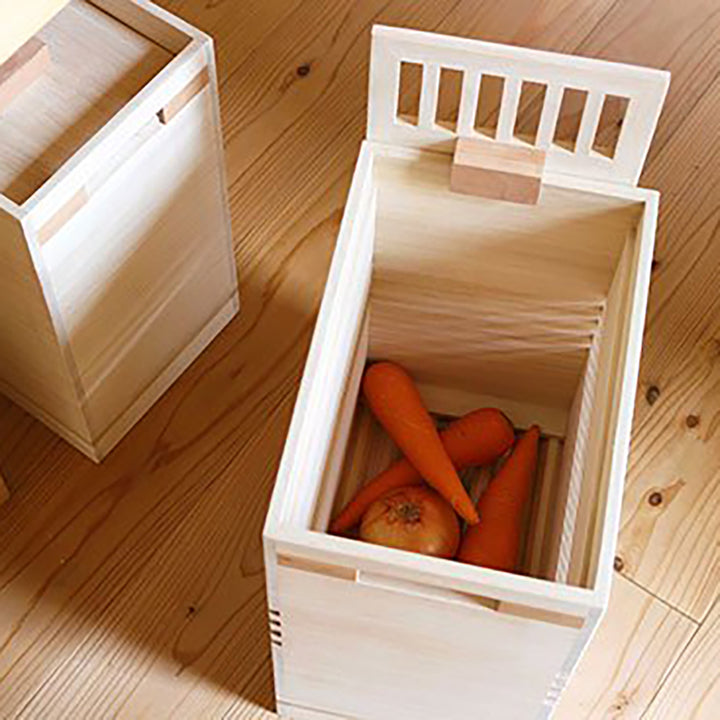 増田桐箱店 野菜箱 ｷｬｽﾀｰ付