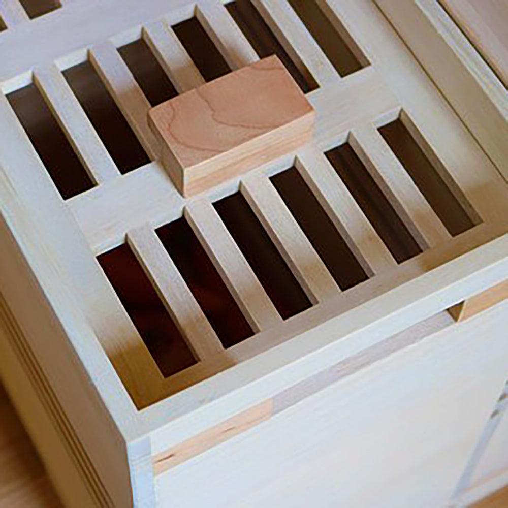 増田桐箱店 野菜箱 ｷｬｽﾀｰ付