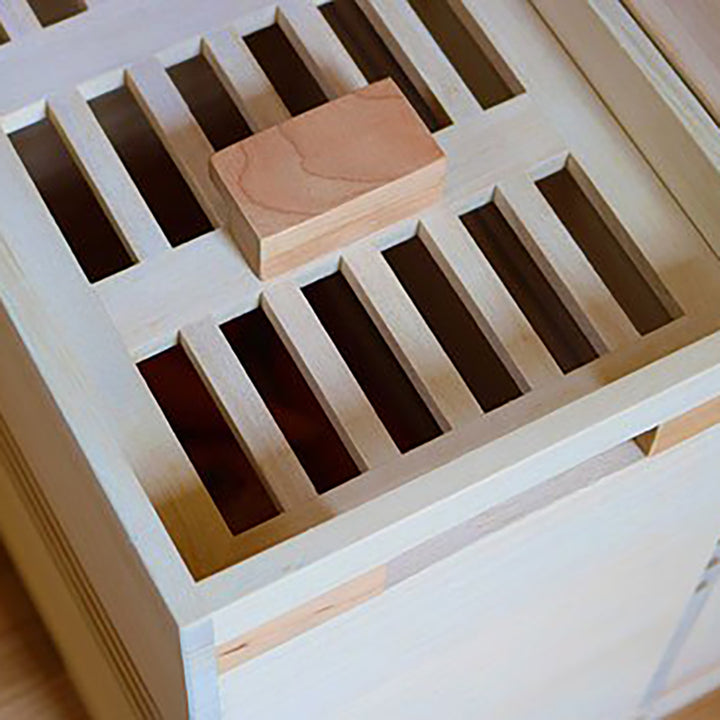 増田桐箱店 野菜箱 ｷｬｽﾀｰ付