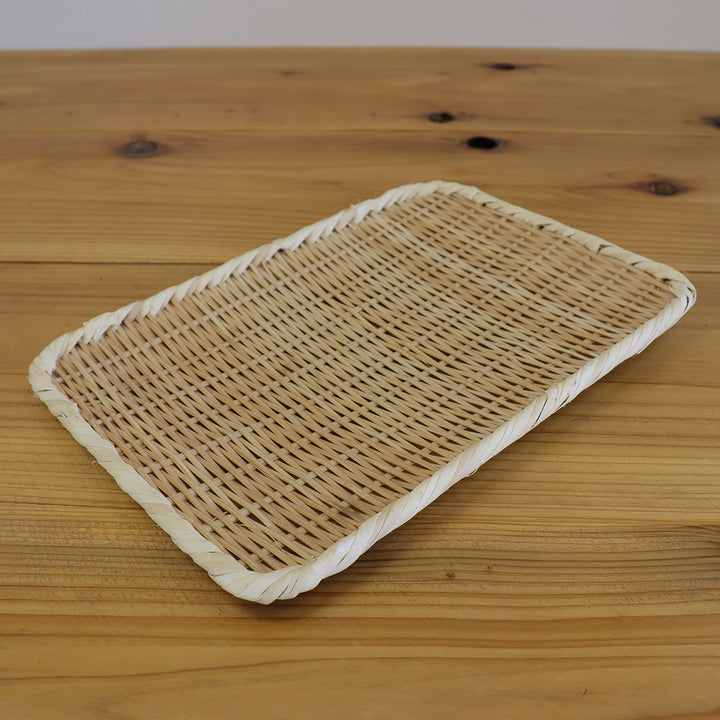 Matsunoya Madake square bamboo colander 1 sun 33 cm