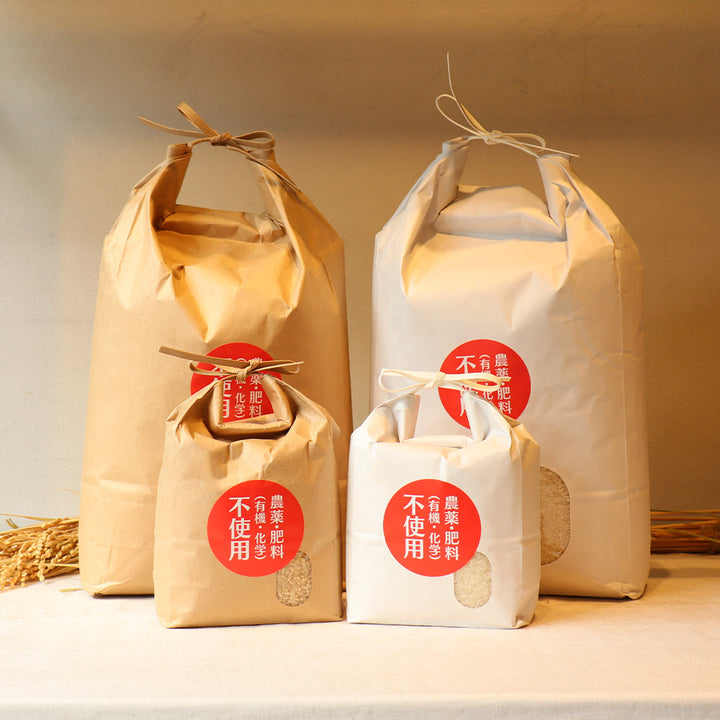 自然農法で育てたコシヒカリ白米（1kg・5kg）