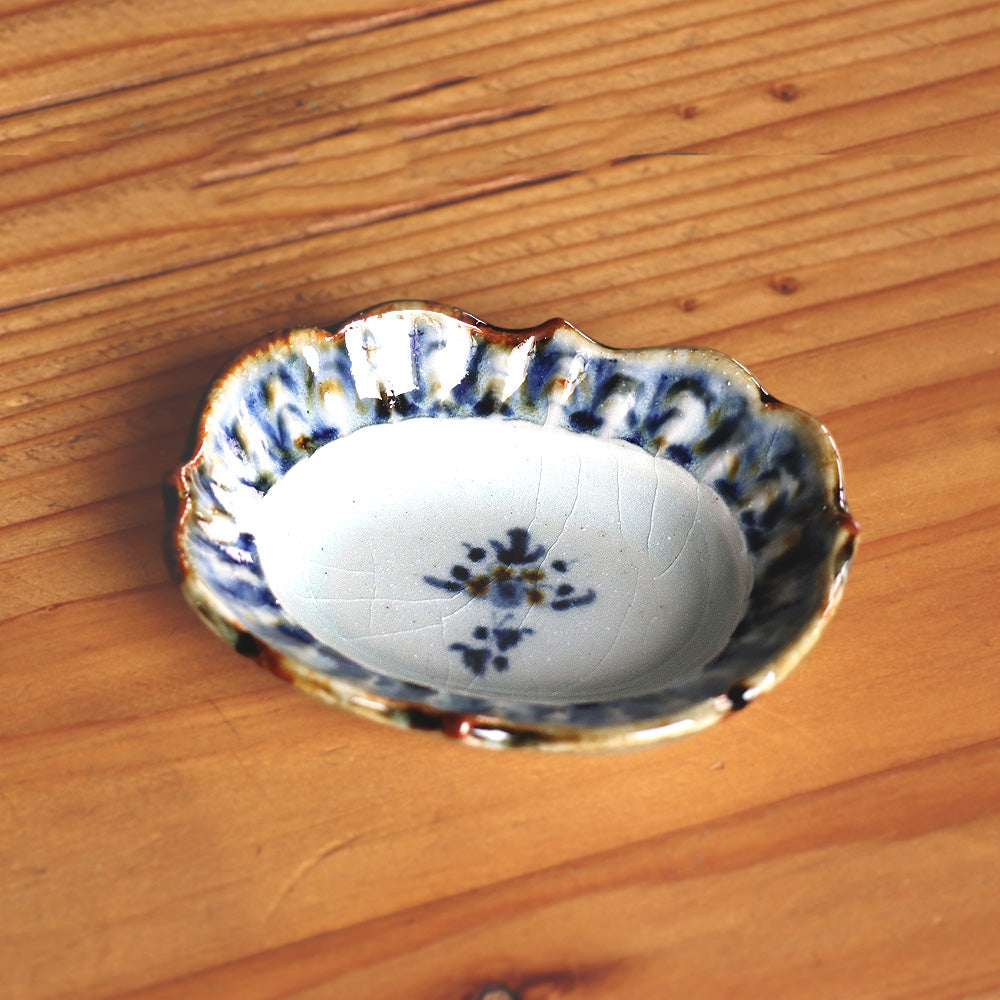 陶房 遊 輪花楕円鉢（豆） ｜のレン神楽坂【公式通販】発酵、暮らしの