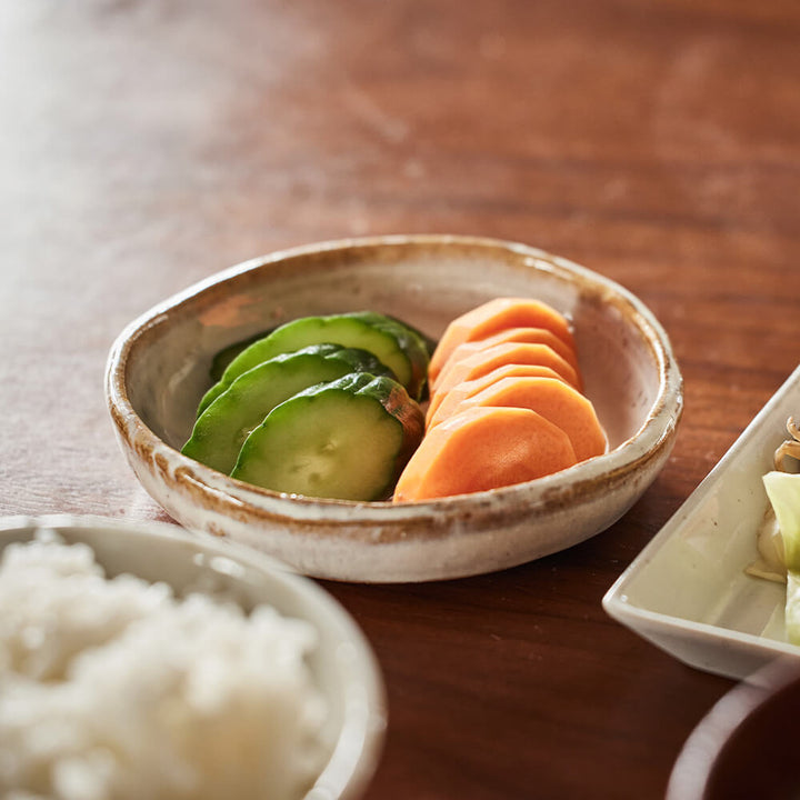 明山窯 ぬか壺 寺本りえ子 ２種