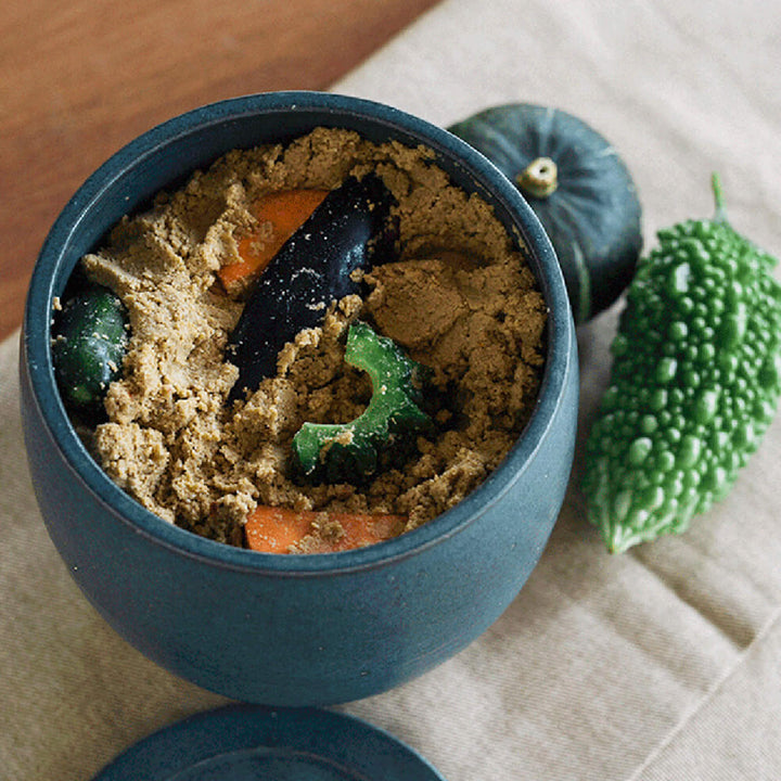 明山窯 ぬか壺 寺本りえ子 ２種