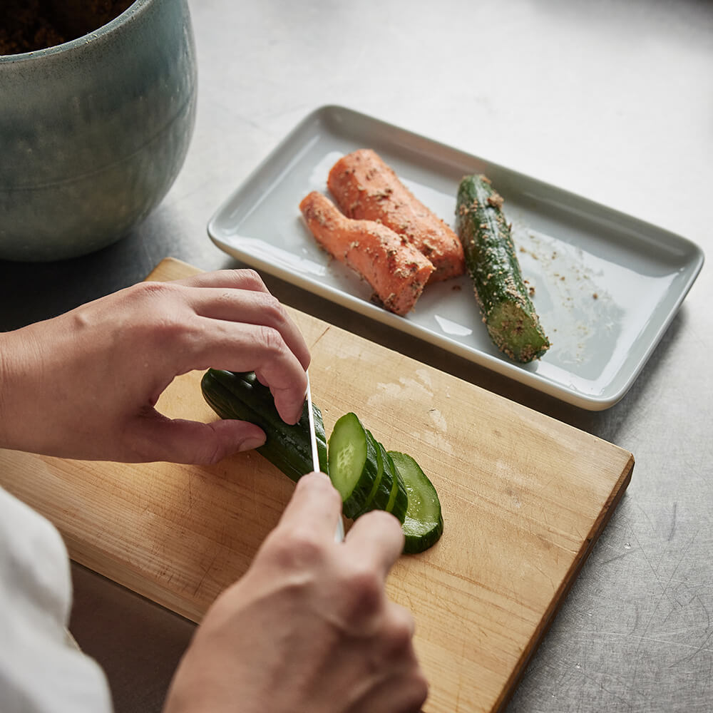 明山窯 ぬか壺 寺本りえ子 ２種