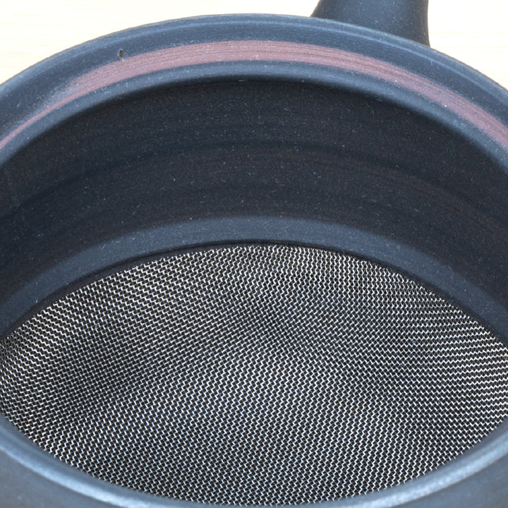 南景製陶 急須 芙蓉 黒くすべ