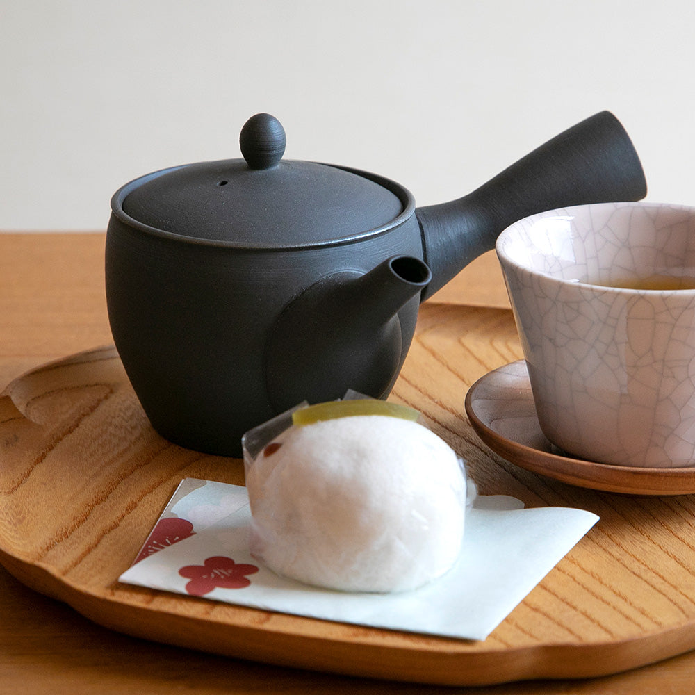 南景製陶 急須 芙蓉 黒くすべ