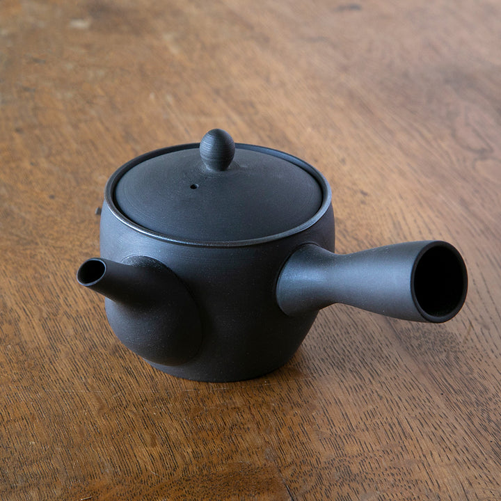 南景製陶 急須 芙蓉 黒くすべ