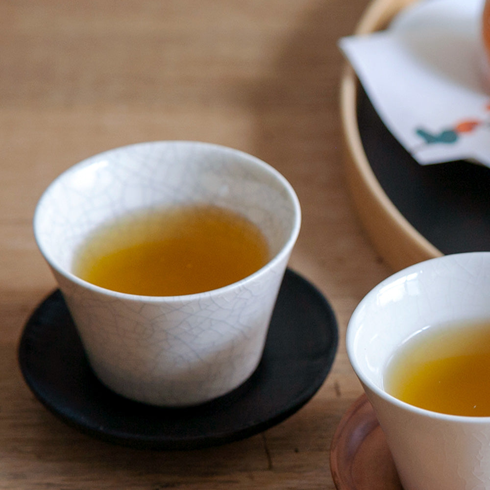 南景製陶 茶托 黒