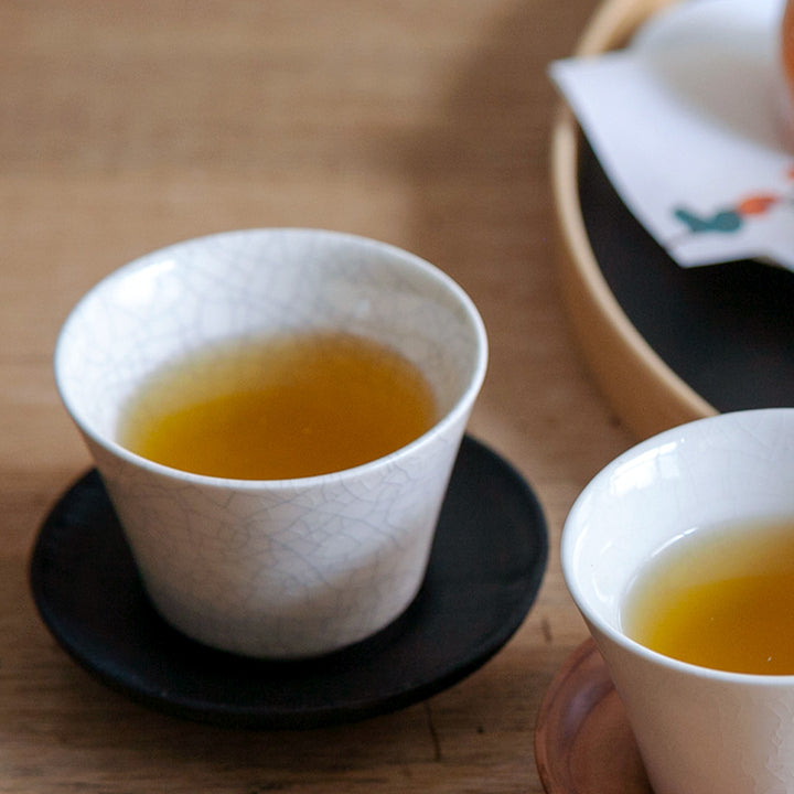 南景製陶 茶托 黒