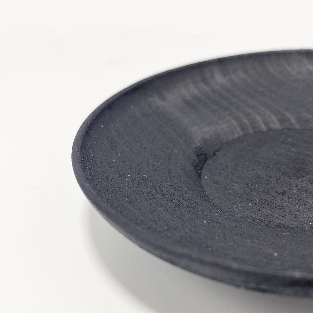 南景製陶 茶托 黒
