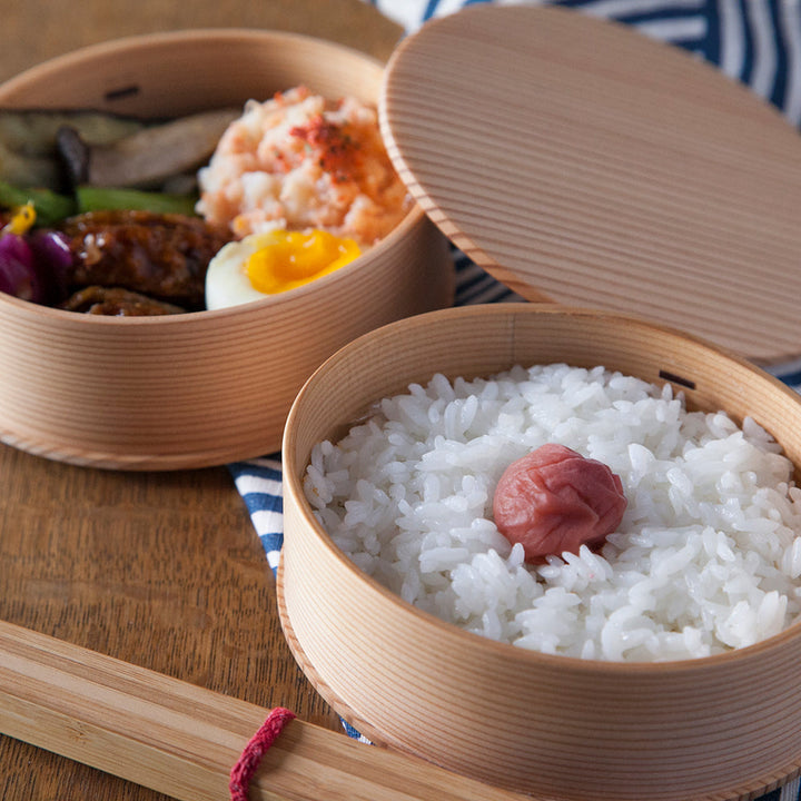 大館工芸社　曲げわっぱ　二つ重ね弁当