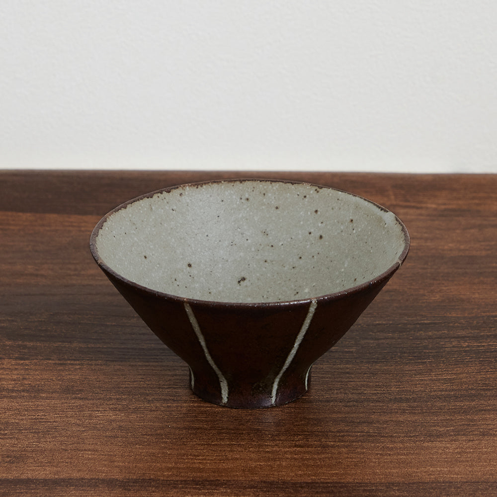 Hakusui Koubou Iron Black Rice Bowl, Small