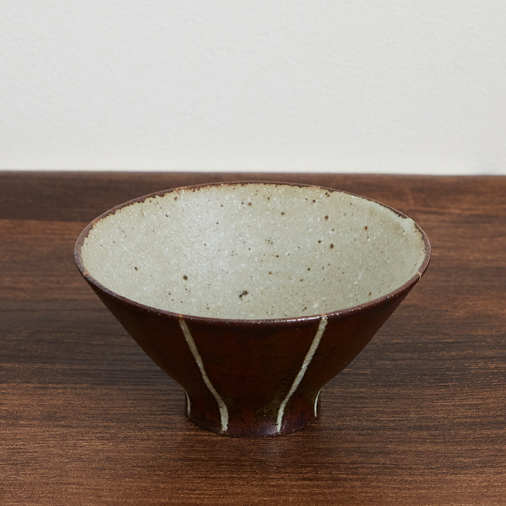 Hakusui Kobo Iron Red Rice Bowl, Small