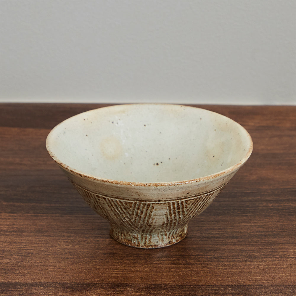 Hakusui Kobo Powdered Rice Bowl, Large