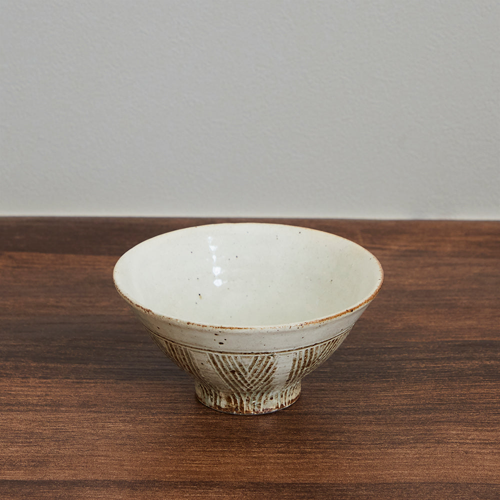 Hakusui Kobo Powdered rice bowl, small