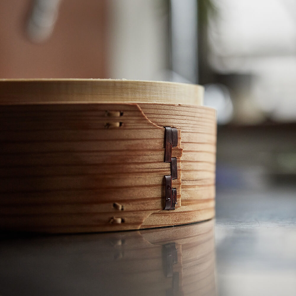 かごや ステンレス鍋セット 15cm 杉中華せいろ ２段