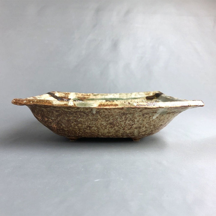 Long square bowl for ash