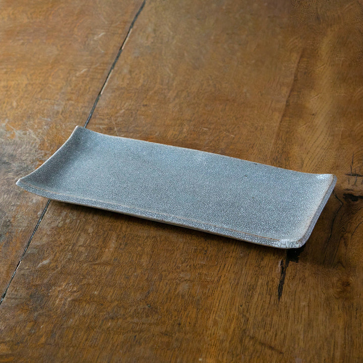 兵山窯錆かいらぎ長角皿(大)