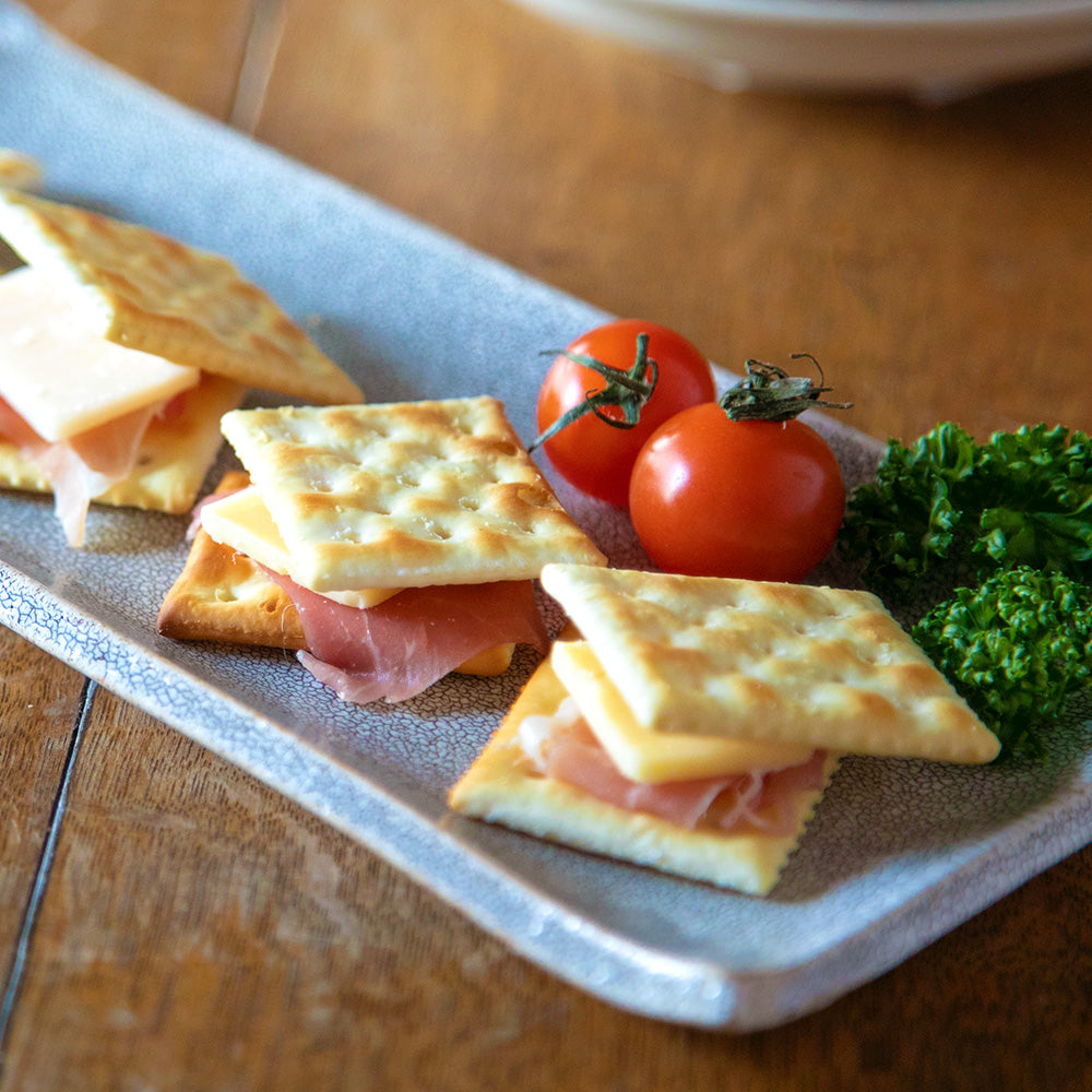 兵山窯錆かいらぎ長角皿(大)