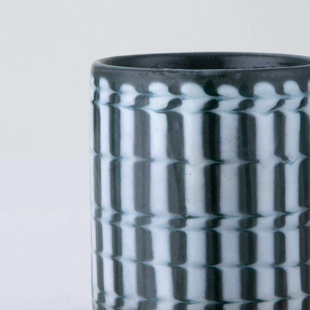 正陶苑マグカップ スリップストライプ