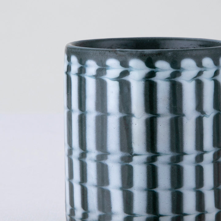 正陶苑マグカップ スリップストライプ