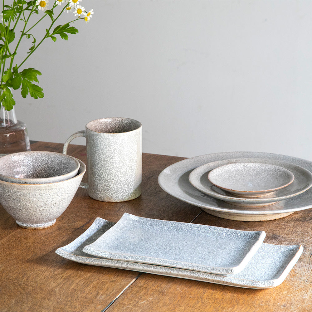 兵山窯錆かいらぎ長角皿(大)