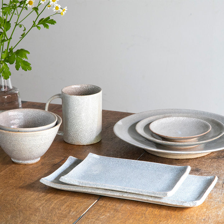 兵山窯錆かいらぎ長角皿(大)