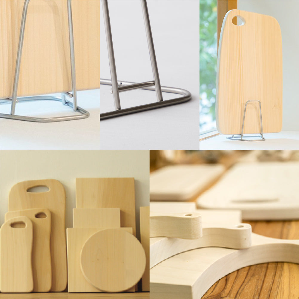 Cutting board stand: for 1 piece