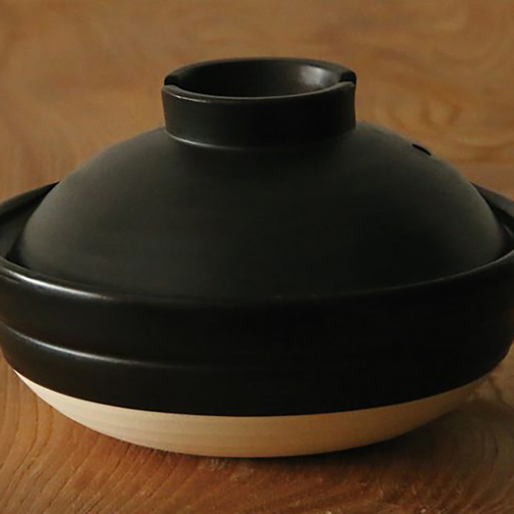 Kamoka Douguten Hokkori Earthenware Pot Small 2 Types