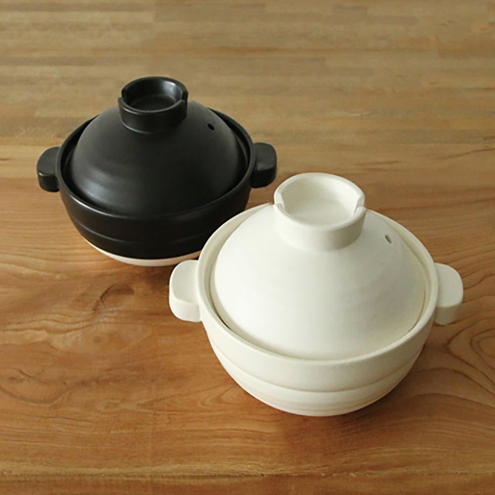 Kamoka Douguten Hokkori Earthen Pot Regular 2 types