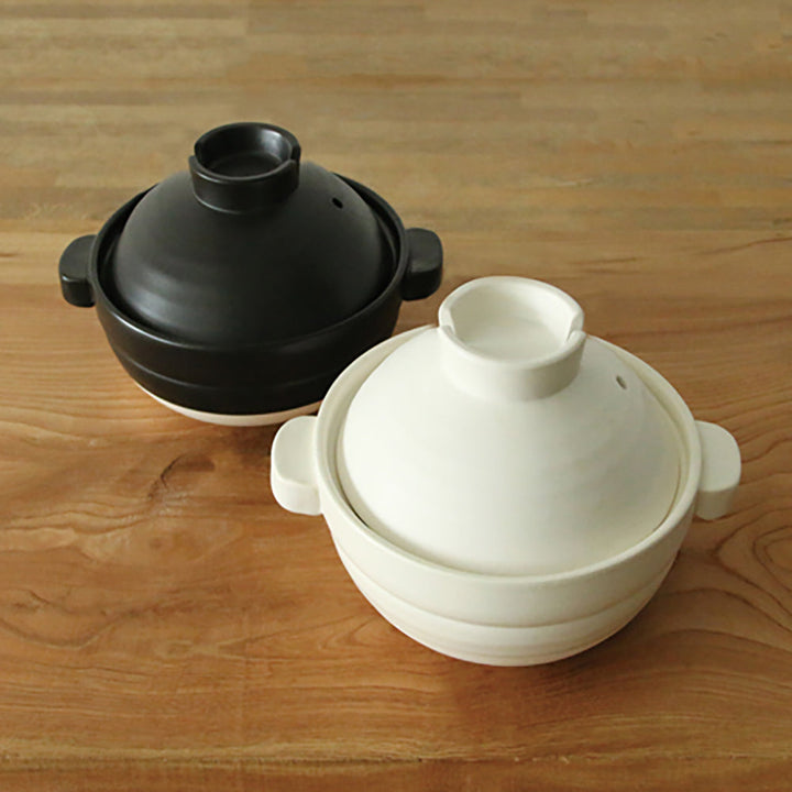 Kamoka Douguten Hokkori Earthen Pot Regular 2 types