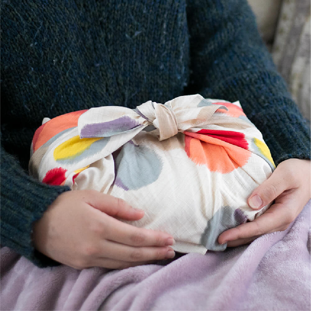 Yamanjo Keyaki Kiln Hot Water Bottle Organic White