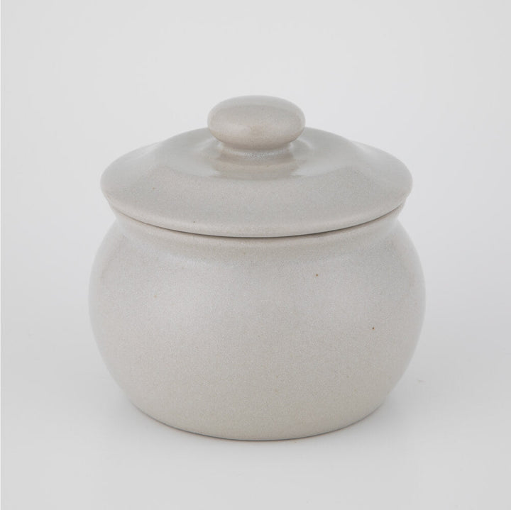 Yamanjo zelkova kiln Kame with lid (3 cups) White