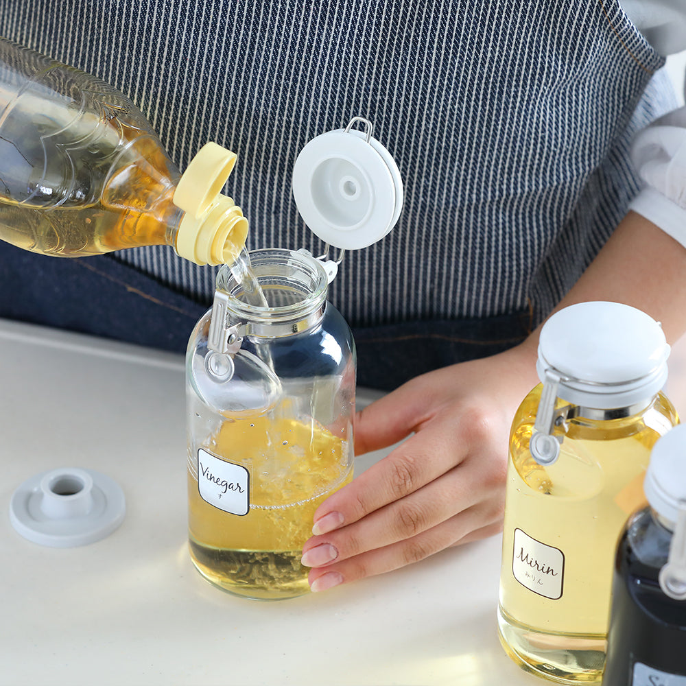 これは便利調味料びん 500ml 便利 使いやすい 保存ようき 保存容器 作り置き 粉物 乾物 密閉 調味料 オイル入れ ドレッシング作りめんつゆ 自家製